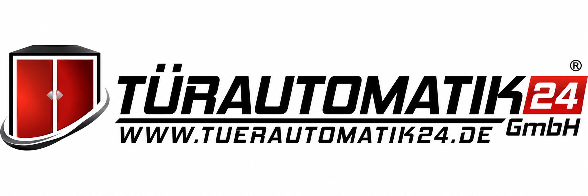 Logo der Türautomatik24 GmbH mit dem Zeichen für eine eingetragene Marke (®)